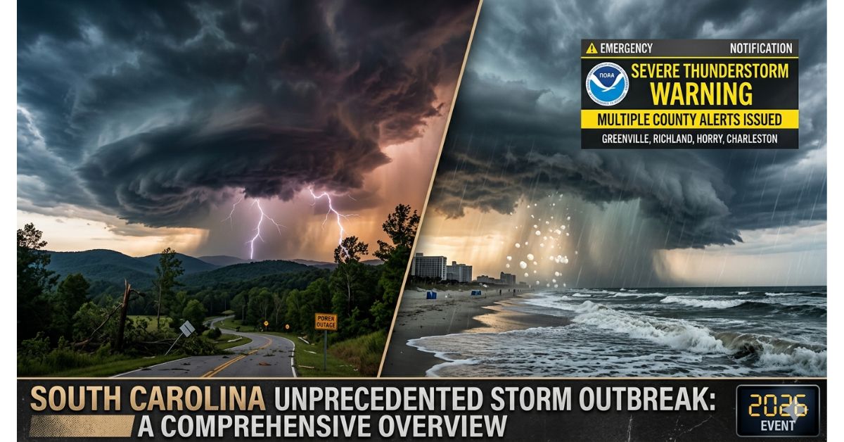 Multiple Severe Thunderstorm Alerts Issued for South Carolina Counties